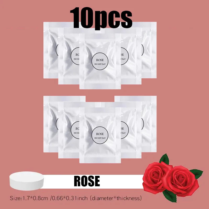 5/10/15pcs Car Diffuser Tablets, Car Air Freshener Replacement, Car Vent Perfume Refill, Auto Accessories, Car O Solid Perfume Oasis Select 10pcs Rose