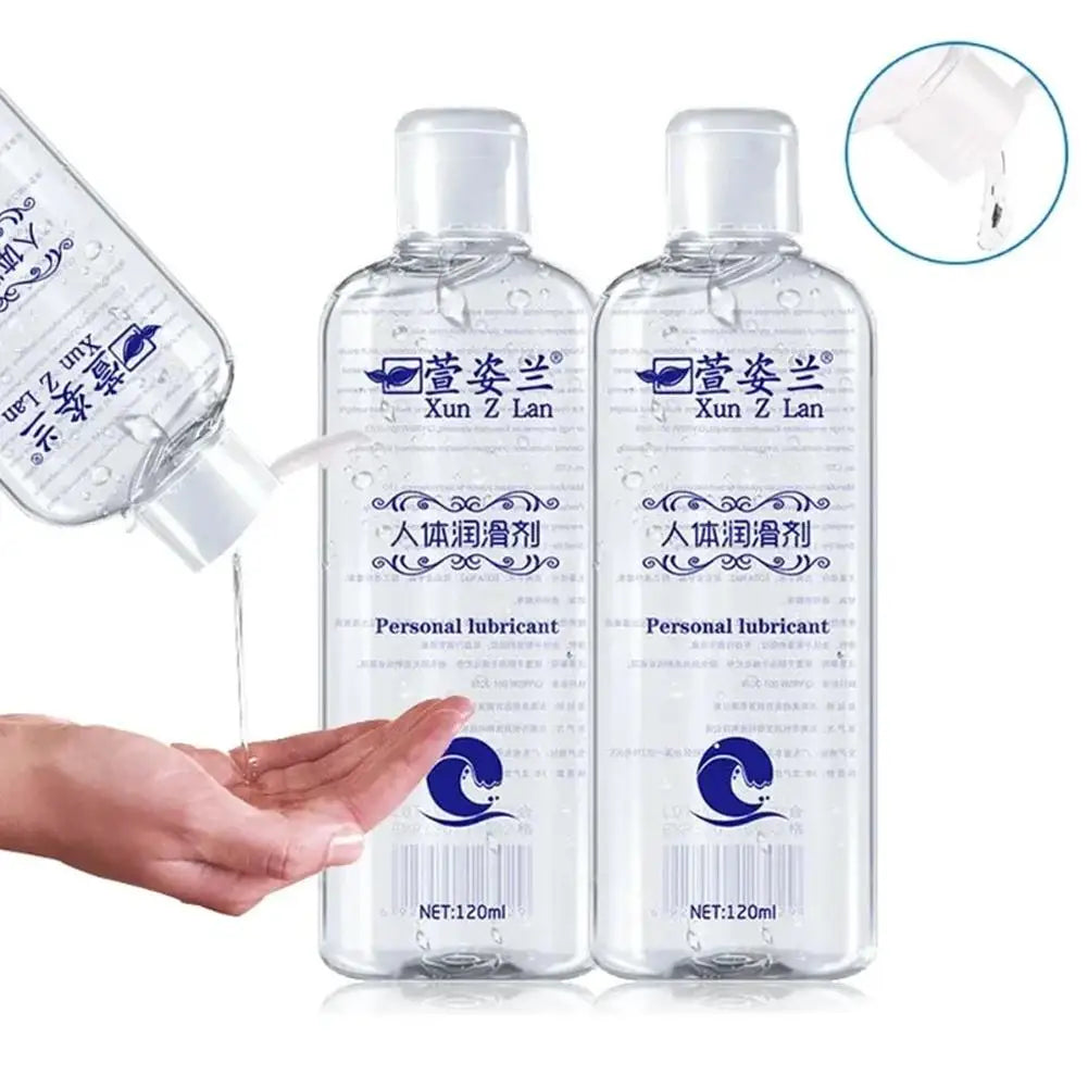 1/2/3PCS Water Based Lube (120ml), Liquid Personal Lubricant Gel, Long Lasting Sex Lube for Men Women and Couples, Safe for Toys Oasis Select