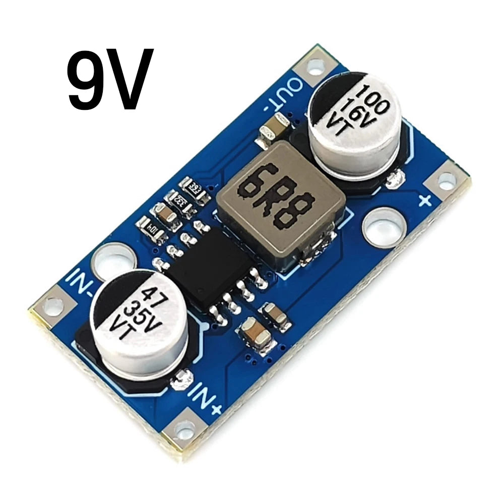 DC 30V to 5V Buck Converter Mini Voltage Regulator Board DC 6-30V Step Down to 5V 9V 12V 3A Power Supply Stabilizer Module Oasis Select 9V 1