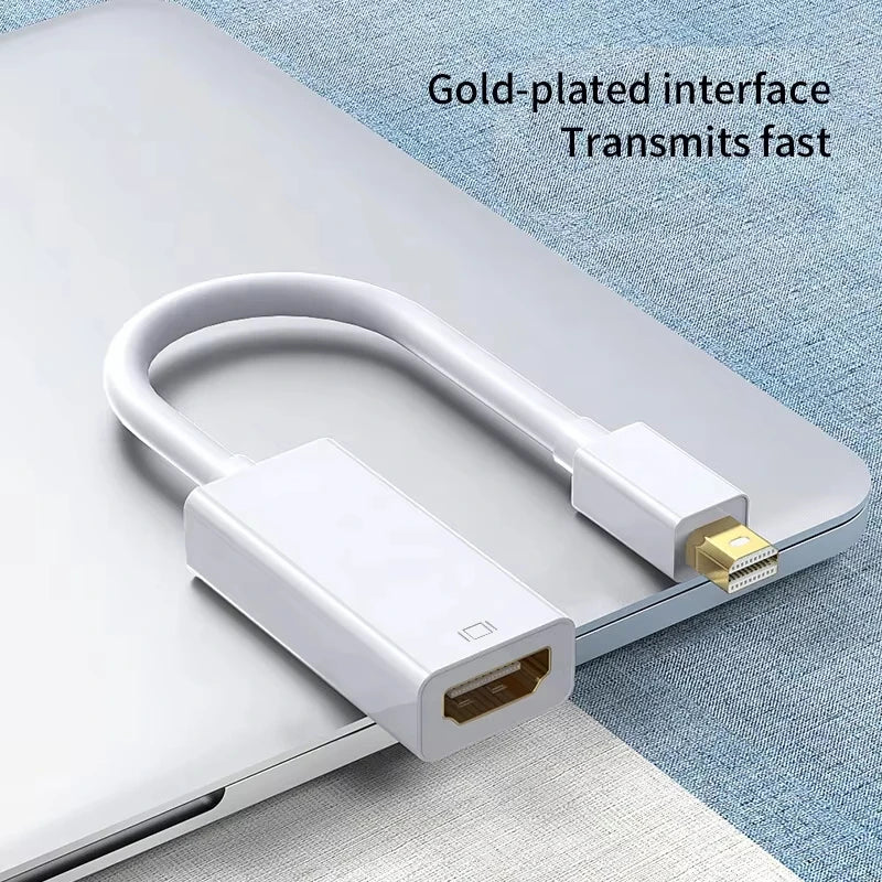 Mini Displayport To HDMI-compatible Cable 4K Adapter 1080P Mini DP Male to HDMI-compatible Female For Apple MacBook Air Pro Oasis Select
