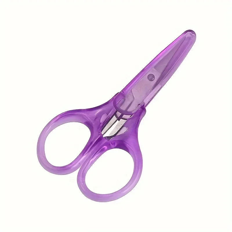 Mini Craft Scissors Set Precision Detail Cutters Ideal for Paper Cutting, Scrapbooking, Beauty & Sewing Craft Scissors Oasis Select PURPLE