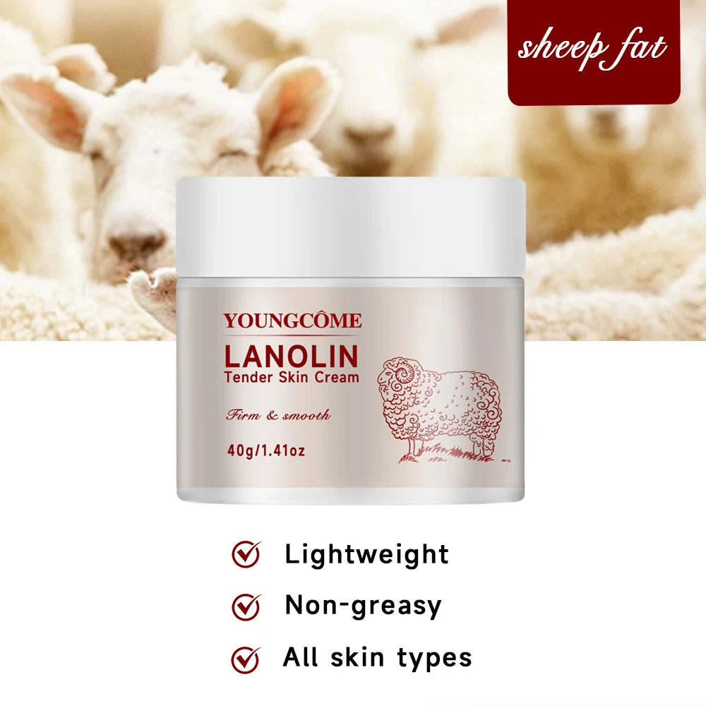 100% Pure Lanolin Cream for Dry & Itchy Skin, Cracked Lips, Breastfeeding, Baby Care, Moisture-Rich, Nursing Essentials & Petrol Oasis Select