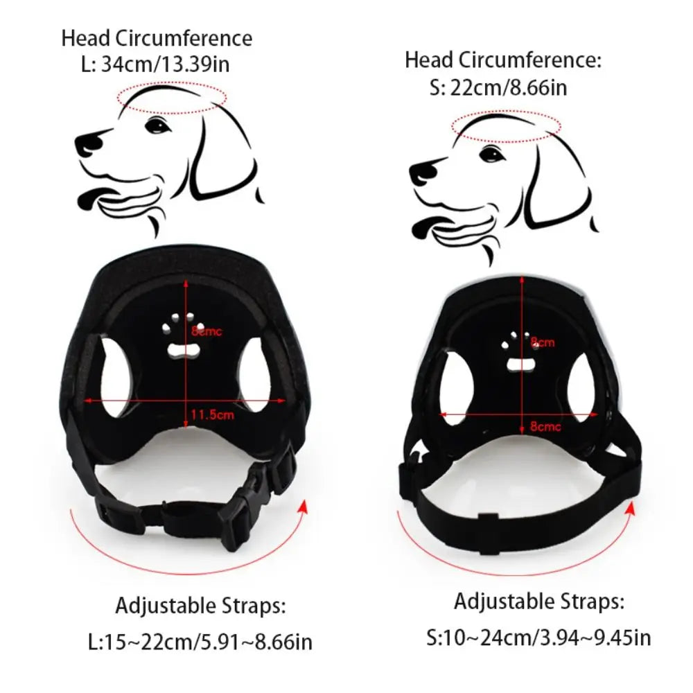 Plastic Pet Dog Helmets With Ear Holes Solid Color Pet Motorcycle Headgear Handsome Adjustable Straps Pet Locomotive Helmet Cat Oasis Select