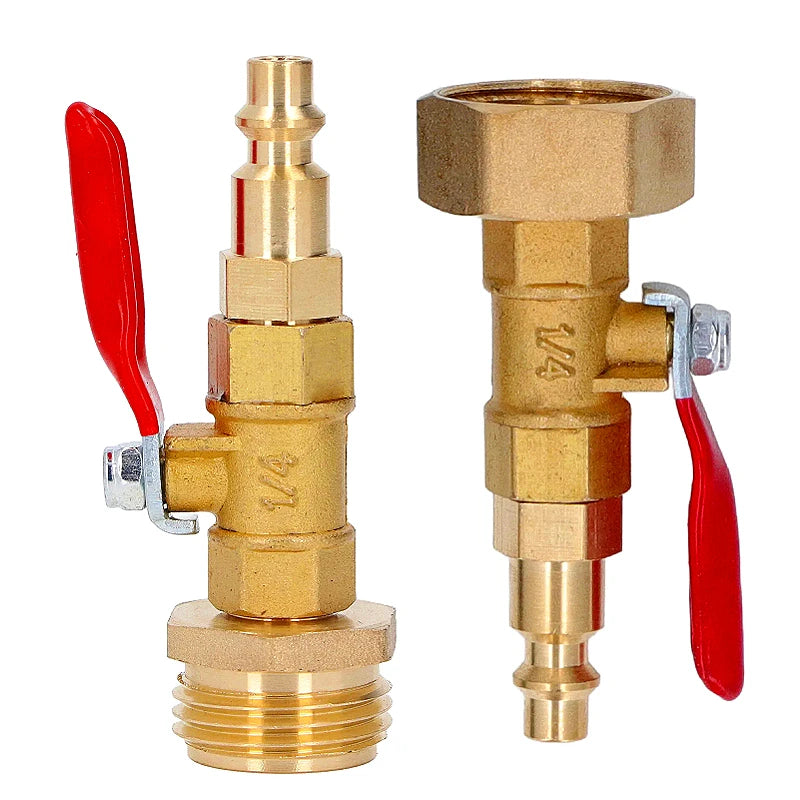 Brass Male Head Quick Aging 3/4 Inch Male Thread Suitable for RV1/4 Inch Quick Connector Explosion-proof Joint Oasis Select