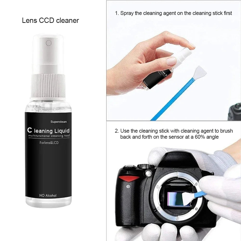 DSLR Camera Lens Cleaning Kit 5–29 Pcs | Sensor & Lens Cleaner