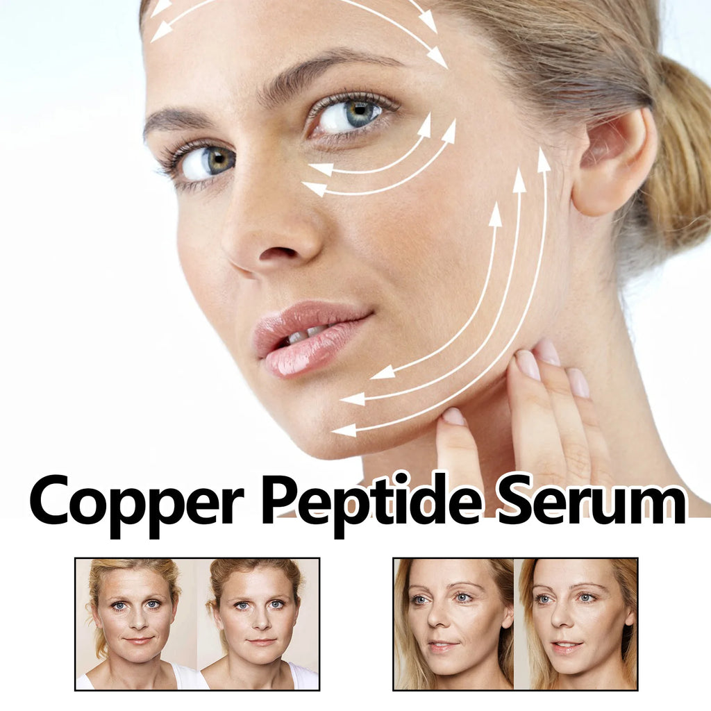 Eelhoe Copper Peptide Face Serum – Fine Lines & Repair 30ml Copper Peptide Serum Oasis Select