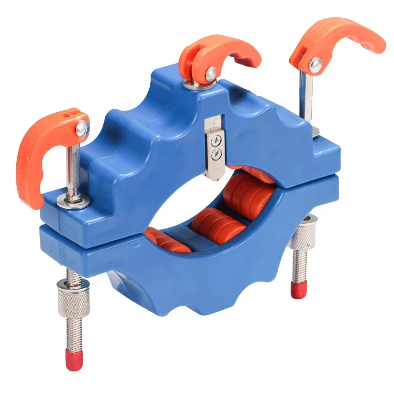 JUSTINLAU Glass Bottle Cutting Machine DIY Tool Wine Beer Bottle Sculpture Glass Tube Cutting Machine Suitable for 1.26-3.7 In Oasis Select Blue
