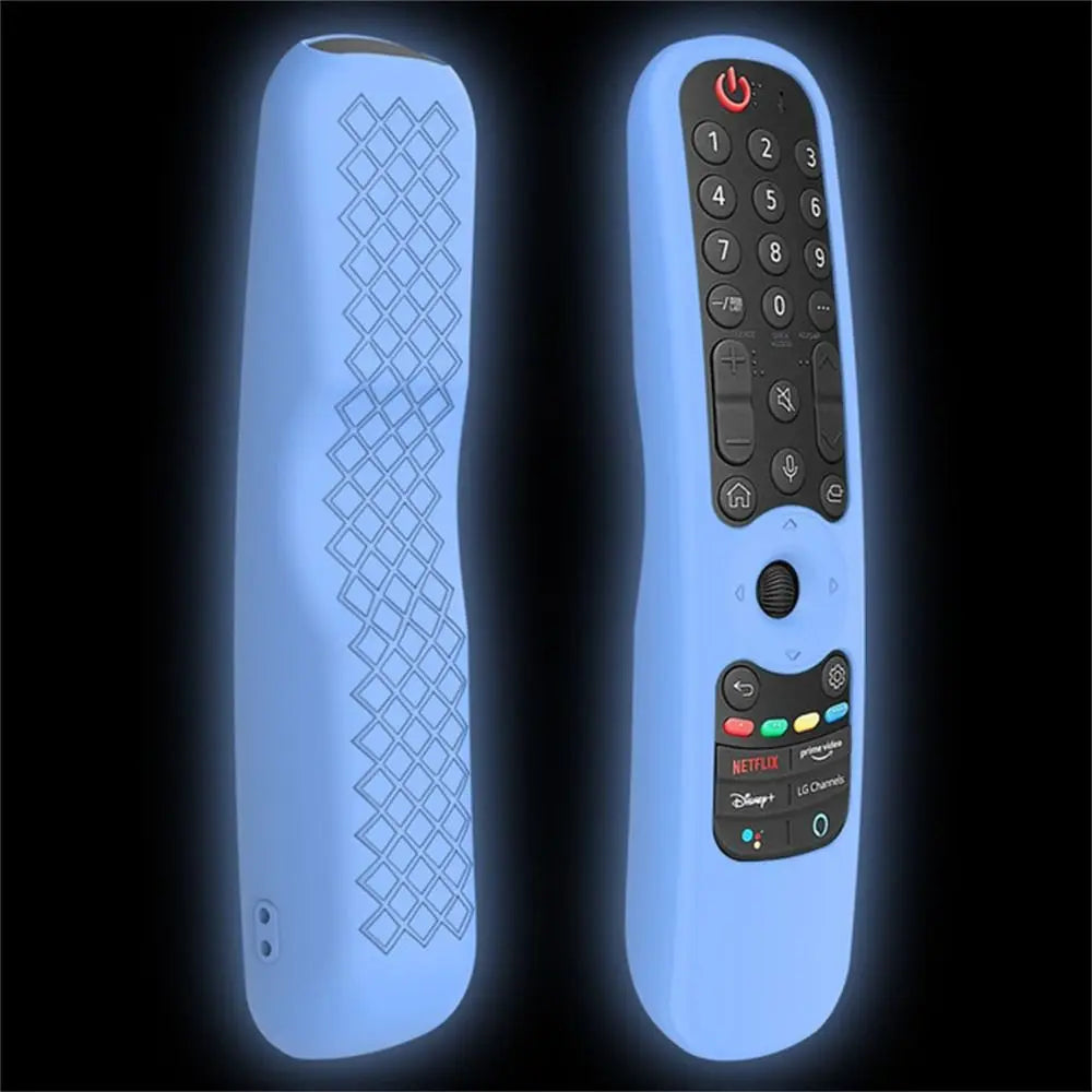 Silicone Case For LG AN-MR21GC MR21N/21GA Remote Control Protective Cover For LG OLED TV Magic Remote AN MR21GC Oasis Select -Luminous blue