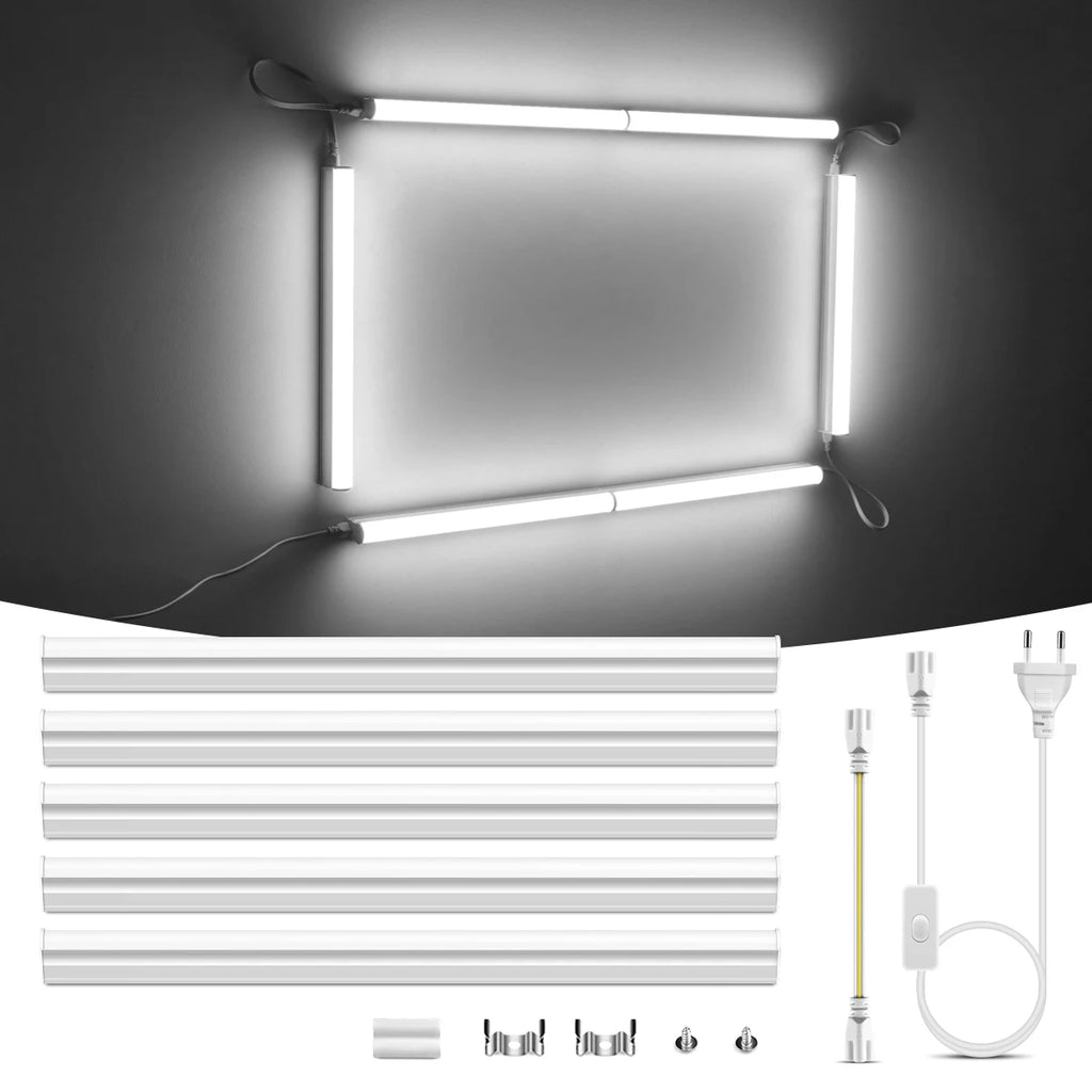 1-6Pcs Aluminum LED Light Bar 50cm 15W T5 Tube 220V Modern Ceiling Light DIY Molding Living Room Dining Hall Decorative Lighting Oasis Select