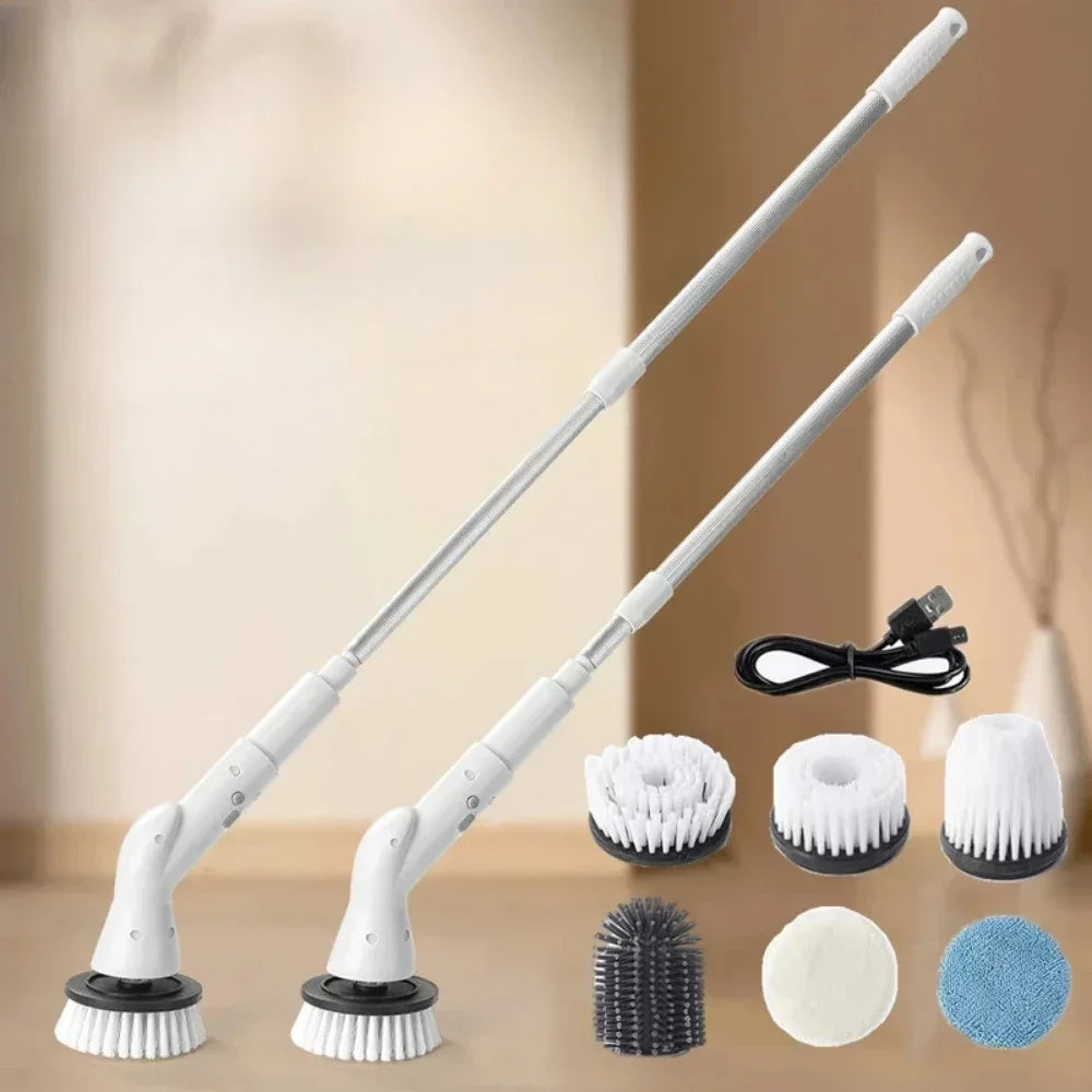6-in-1 Cordless Electric Spin Scrubber – Kitchen & Bathroom Electric Spin Scrubber Oasis Select