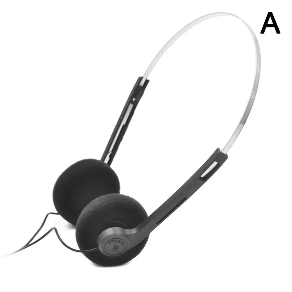 GRWIBEOU Retro Vintage Wired Headphones – HiFi Noise Isolating