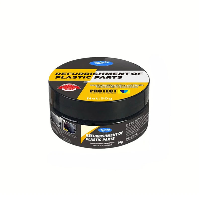 Automotive Plastic Repair Agent-Interior And Exterior Plastic Polishing Wax Scratch Repair Anti-Aging Cream Suitable For Tires Oasis Select