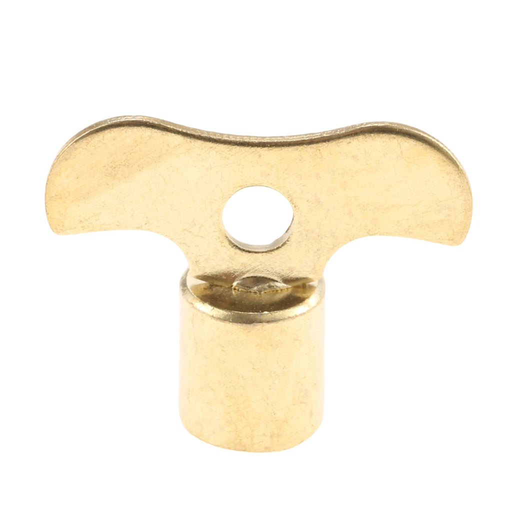 2Pcs Gold Metal Water Tap Key Clock Type Grip 7mm Square Spool Anti-Theft Faucet Valve Control Tool for Standard Taps Oasis Select