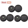 1-20PCS Solar Projection Lamp Accessories Waterproof Replaceable Hollow Pattern Light Cover Decorative Lamp Shade Replacement Oasis Select Black-5PCS