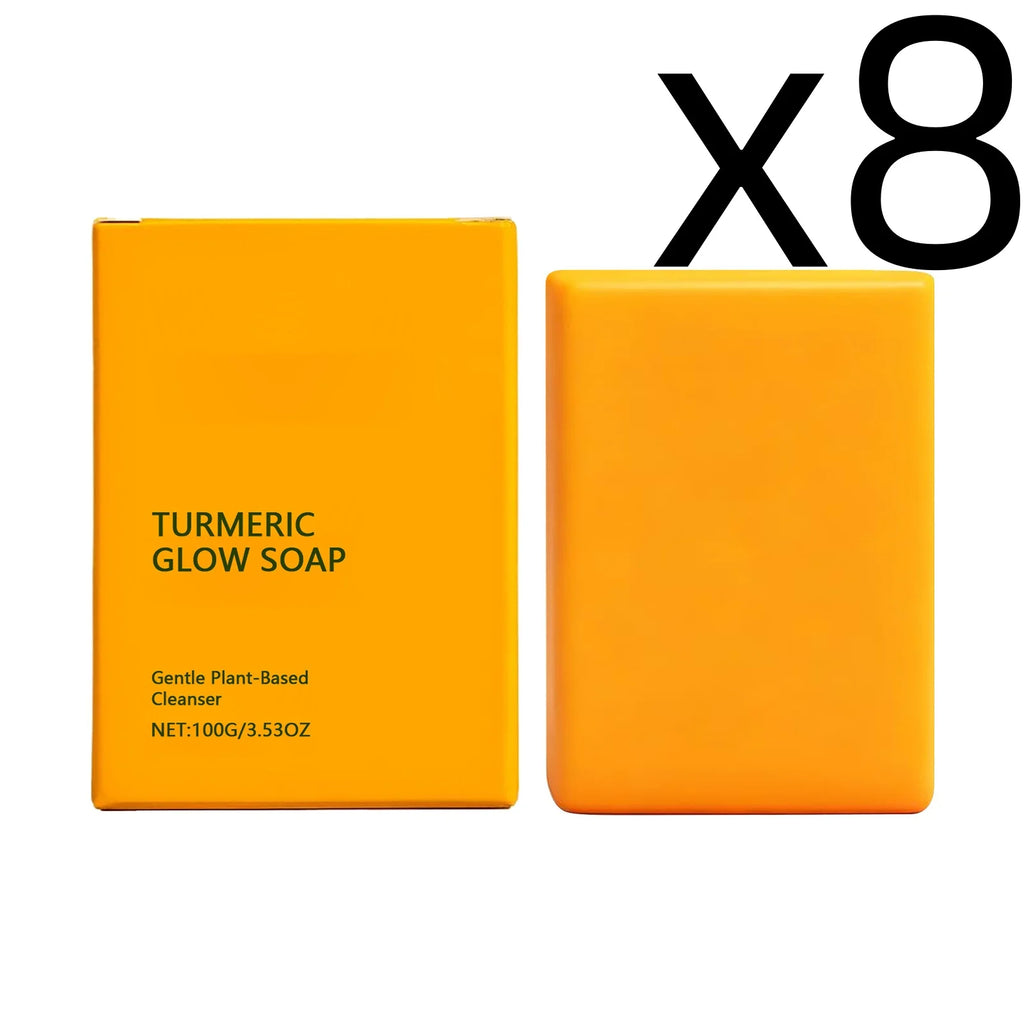 Turmeric Body Soap – Deep Clean, Moisturize & Brighten Skin Turmeric Bar Soap Oasis Select 100g Boxed X 8PCS