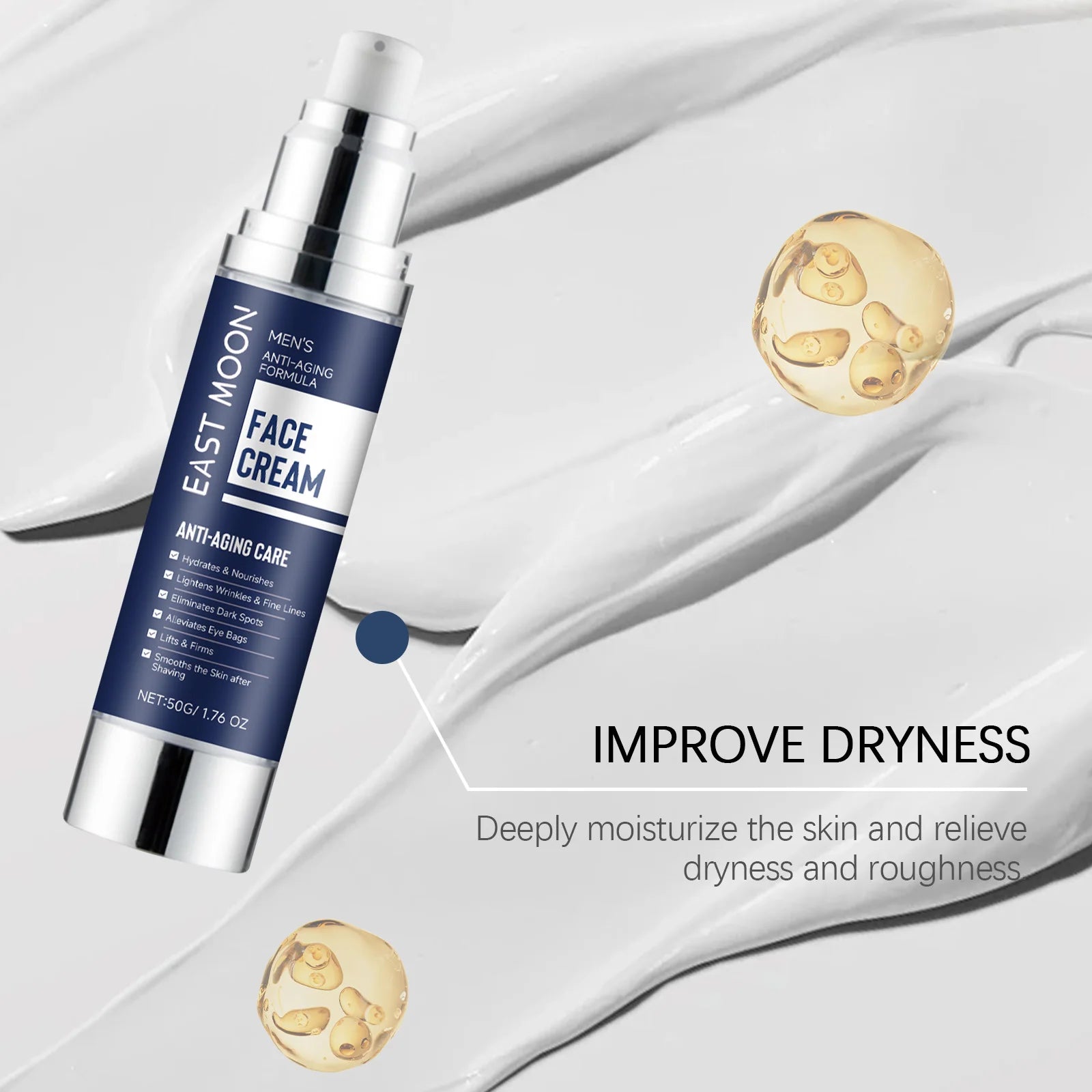Men's Facial Firming Cream – Anti-Wrinkle & Moisturizing 50g Men's Face Cream Oasis Select