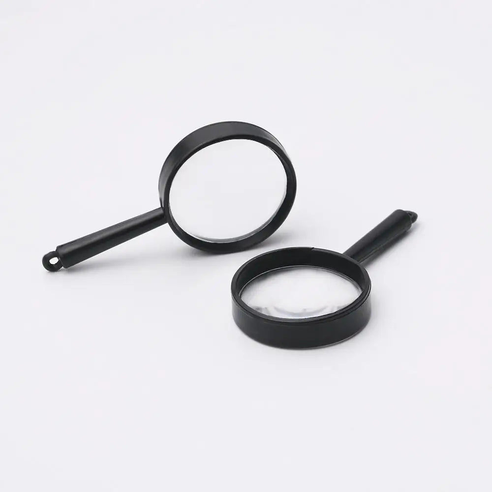 1/5/10pcs 5X Magnifying Loupe Reading Glass Lens Magnifier 25mm Hand Held Educational Tool Oasis Select