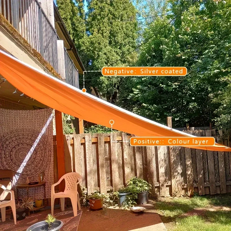 Heavy-duty Triangular Outdoor Sunshade, 3x3x3 Meters, Made of High-quality Breathable Fabric, with A Shading Rate of 91-100%. Oasis Select