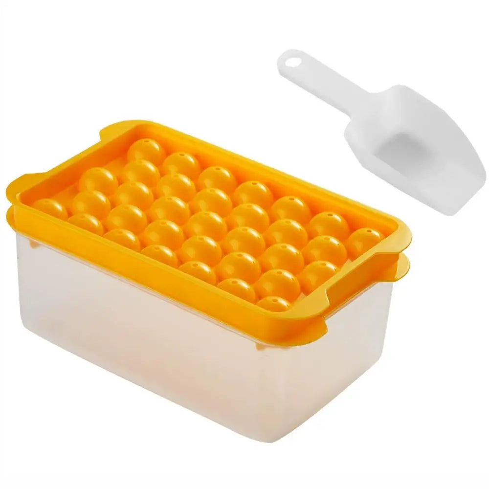 3-Piece Food Grade Ice Cube Tray Set with Storage Container