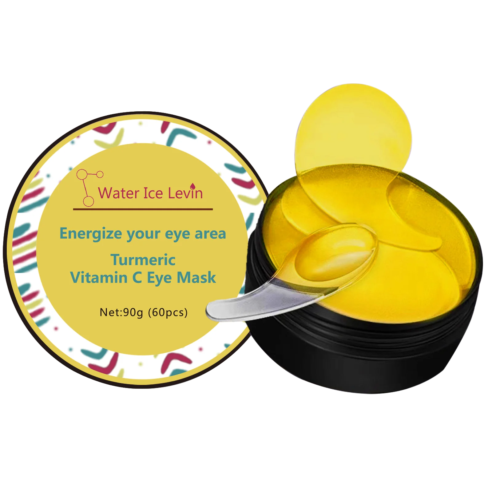 Turmeric & Vitamin C Eye Masks – Dark Circles & Anti-Wrinkle Eye Treatment Mask Oasis Select A