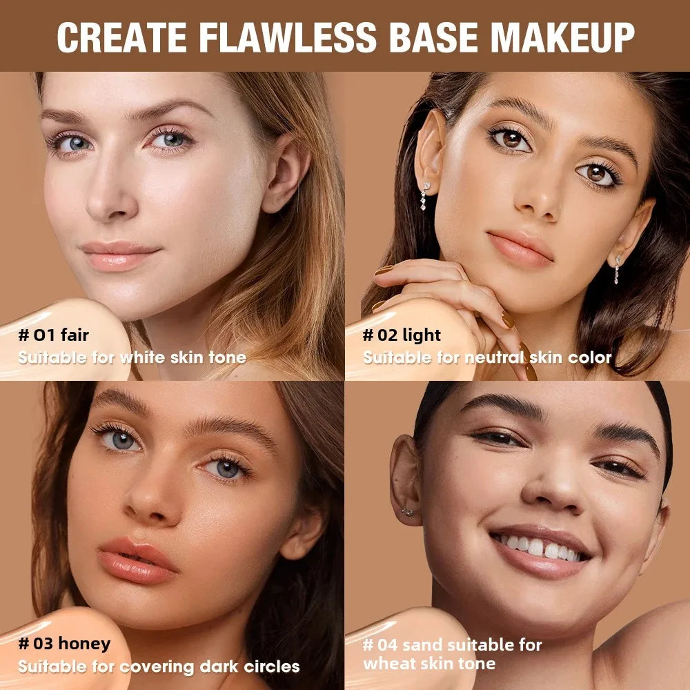 O.TWO.O Full Coverage Matte Concealer Cream – Waterproof