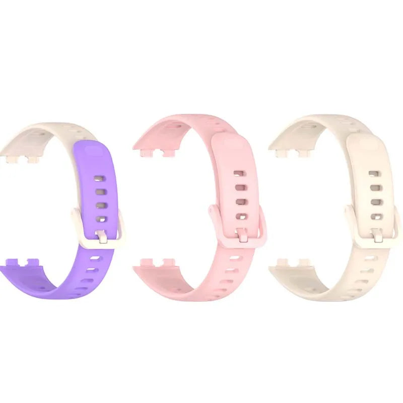 3-Pack Silicone Bands for Huawei Band 9 / Band 9 NFC – Mixed Colors Smartwatch Band Oasis Select Mixed color 1