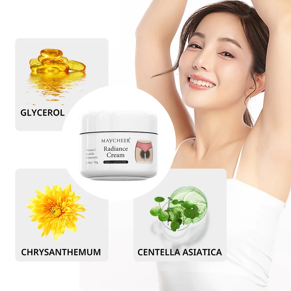 Brightening Cream Underarms Knees & Intimate Areas | 50g Body Brightening Cream Oasis Select