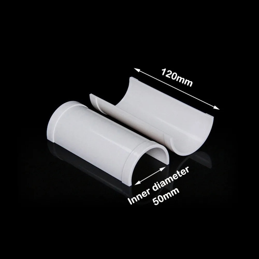 New PVC Tube Repair Patch Open Tee 50 75 110 Pipe Joint White Plumbing Accessories Home Oasis Select 120x50mm 16mm