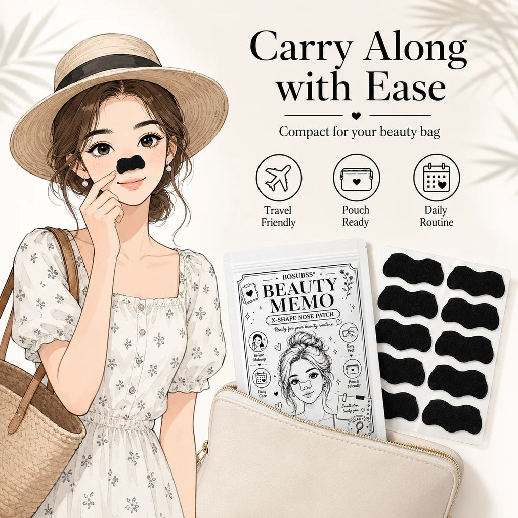 20/30Pcs Charcoal Nose Care Strips, Soft Fit Skin Routine Patch Set, Easy Home Use, Fresh Look, Travel Friendly Oasis Select