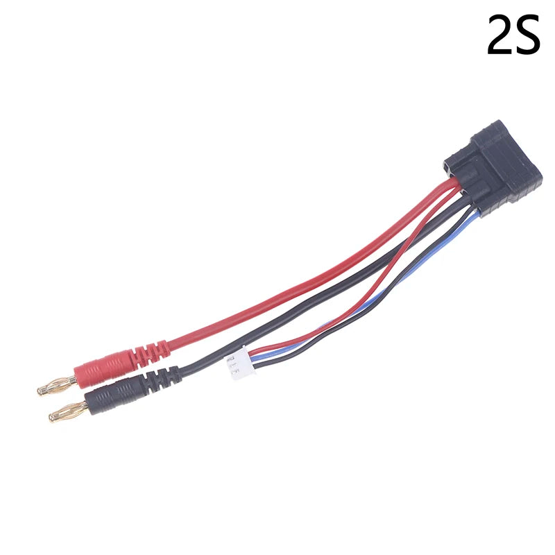 TRX ID Male Compatible Charger Lead 4S/3S/2S Lipo Battery Bullets Connector Charging Cable To 4mm Banana For TRX RC Car Oasis Select A1