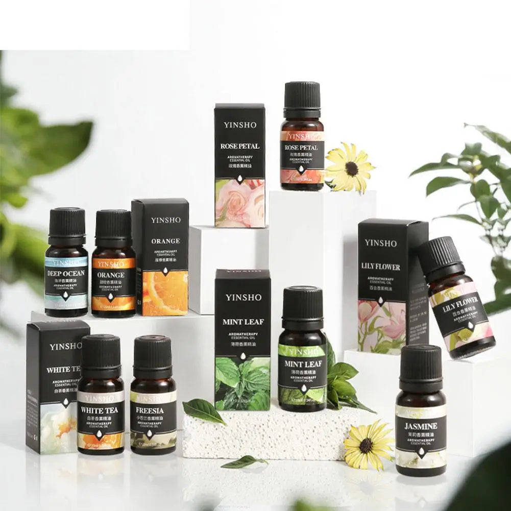 2025 NEW 10ml Essential Oils For Aroma Diffuser AirHumidifier Home Water-soluble Lavender Car Air Fresheners Perfume Refill Oasis Select
