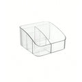 Desktop Five Grid Storage Box, Transparent Trapezoidal Acrylic Dressing Table, Household Lipstick And Cosmetics Sorting Box Oasis Select Clear