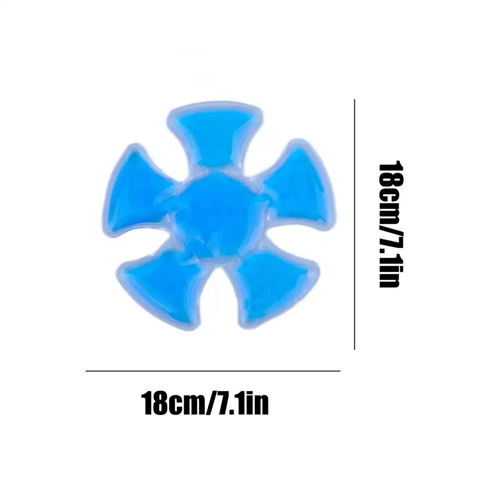 Cooling Gel Hat Ice Pack Cold Pad for Cycling Helmet Reusable Helmet Cooling Pad for Outdoor Sports Cycling Running Camping Oasis Select Blue