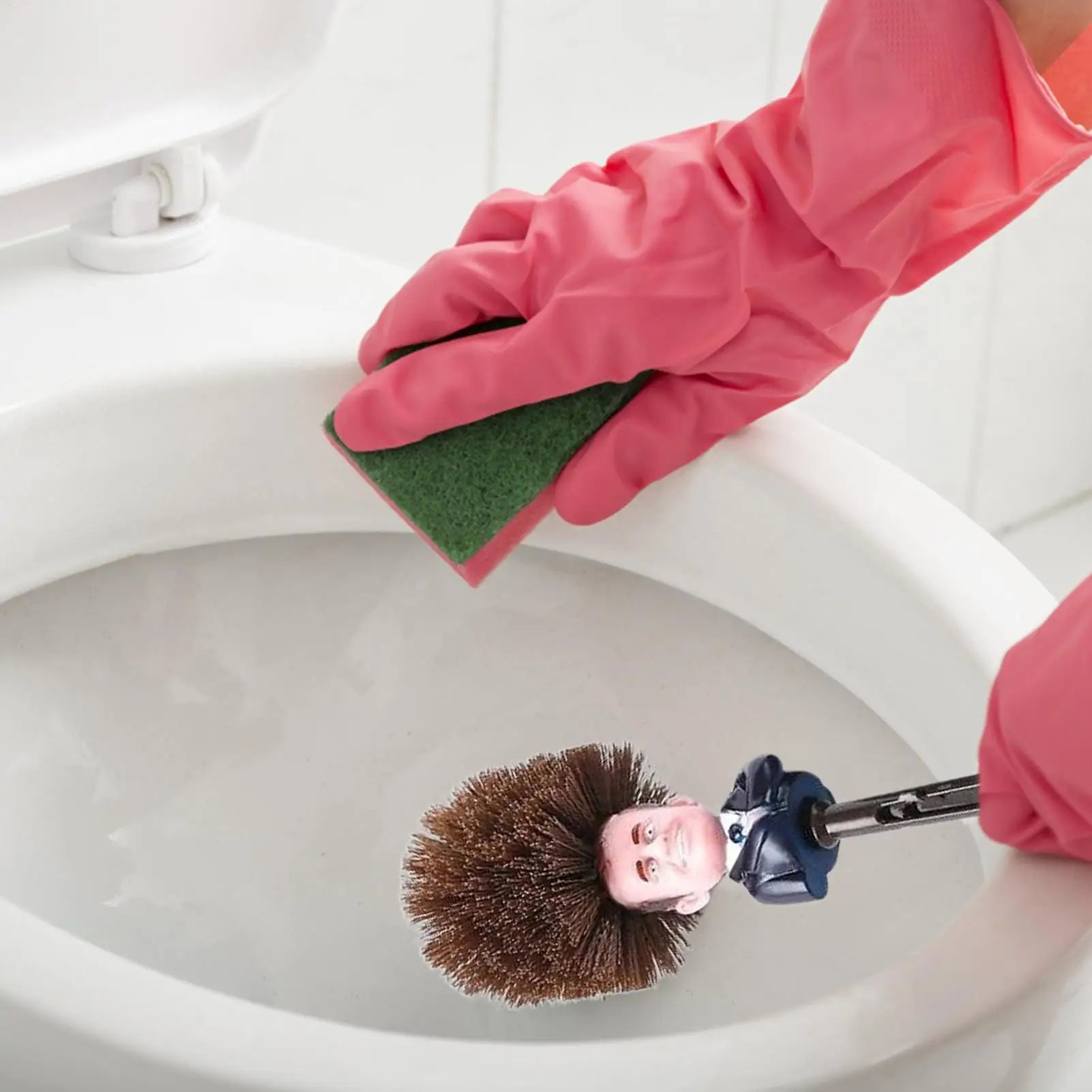 Funny TrumpToilet Brush Holders WC Borstel Donald TrumpFunny Tricky TrumpToilet Brush Make Toilet Great Again Oasis Select
