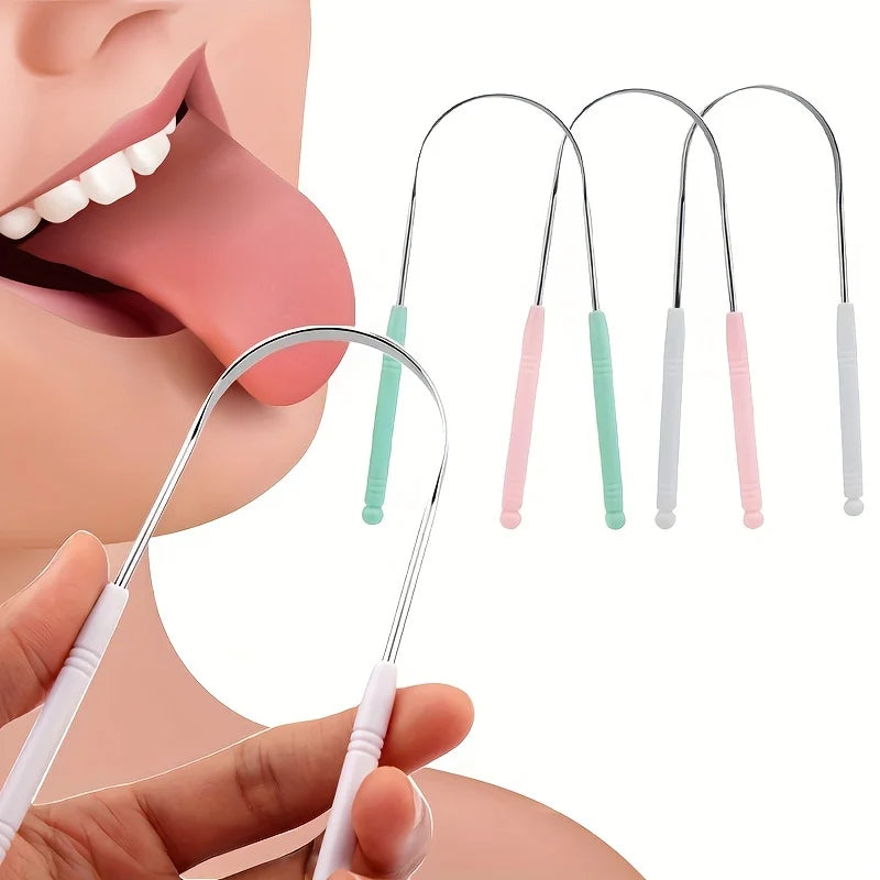 Stainless Steel Tongue Scraper & Cleaner | Oral Care Tool Tongue Scraper Oasis Select