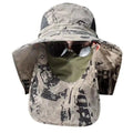UV Protection Hat Hiking Hat with Face Cover and Neck Flap Detachable UPF50 Cap Breathable Bucket Cap For Fishing Backpacking Oasis Select Khaki