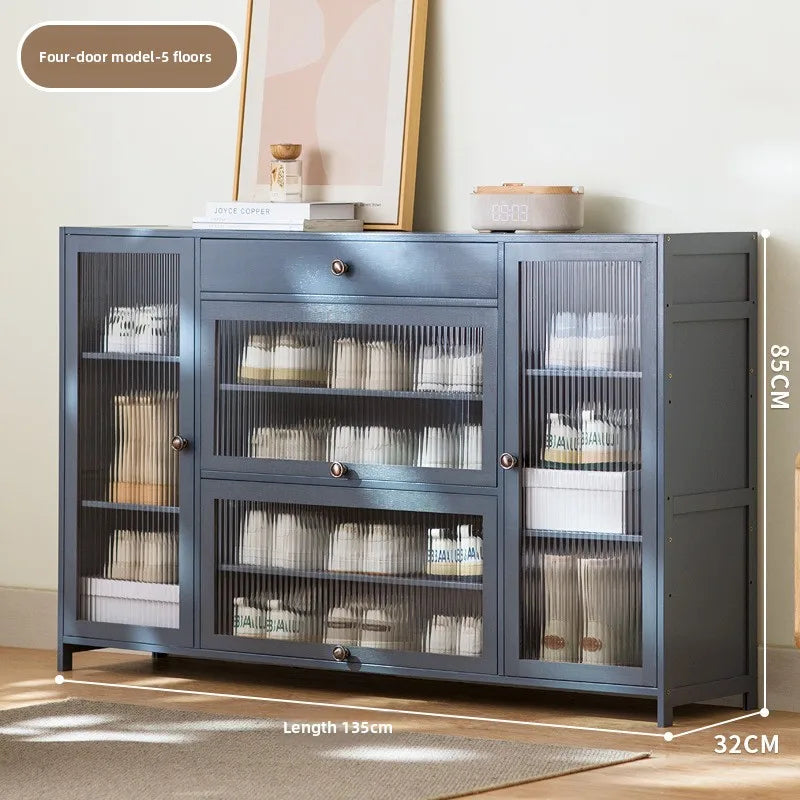 Shoe cabinet with door, simple and modern outside the door of the home, the new 2023 popular entrance Nanzhu shoe rack Oasis Select 135 long