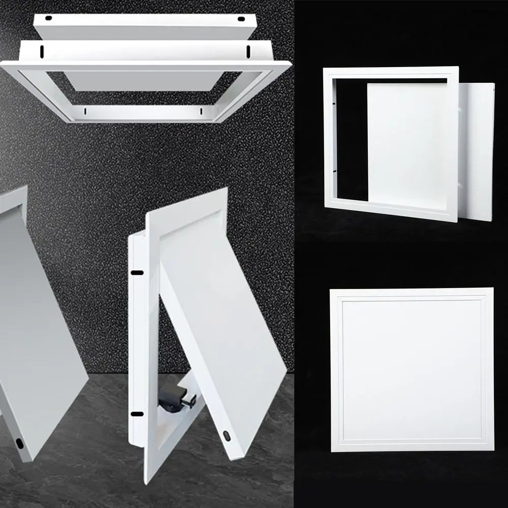 Aluminum Alloy Access Panel Easy-Snap Opening Flush Inspection Hole Removable Inspection Port Hatch Decoration Universal Oasis Select