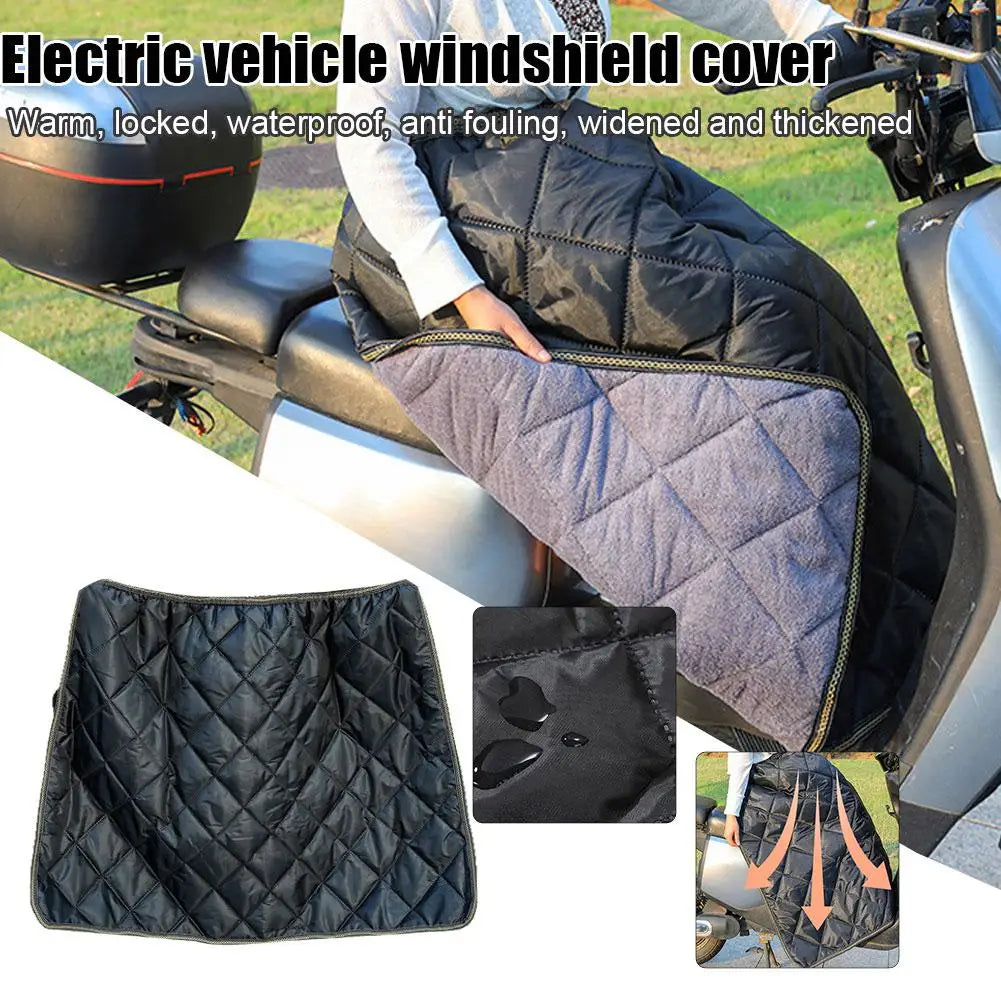 Windproof Motorcycle Leg Cover – Waterproof Winter Scooter Apron
