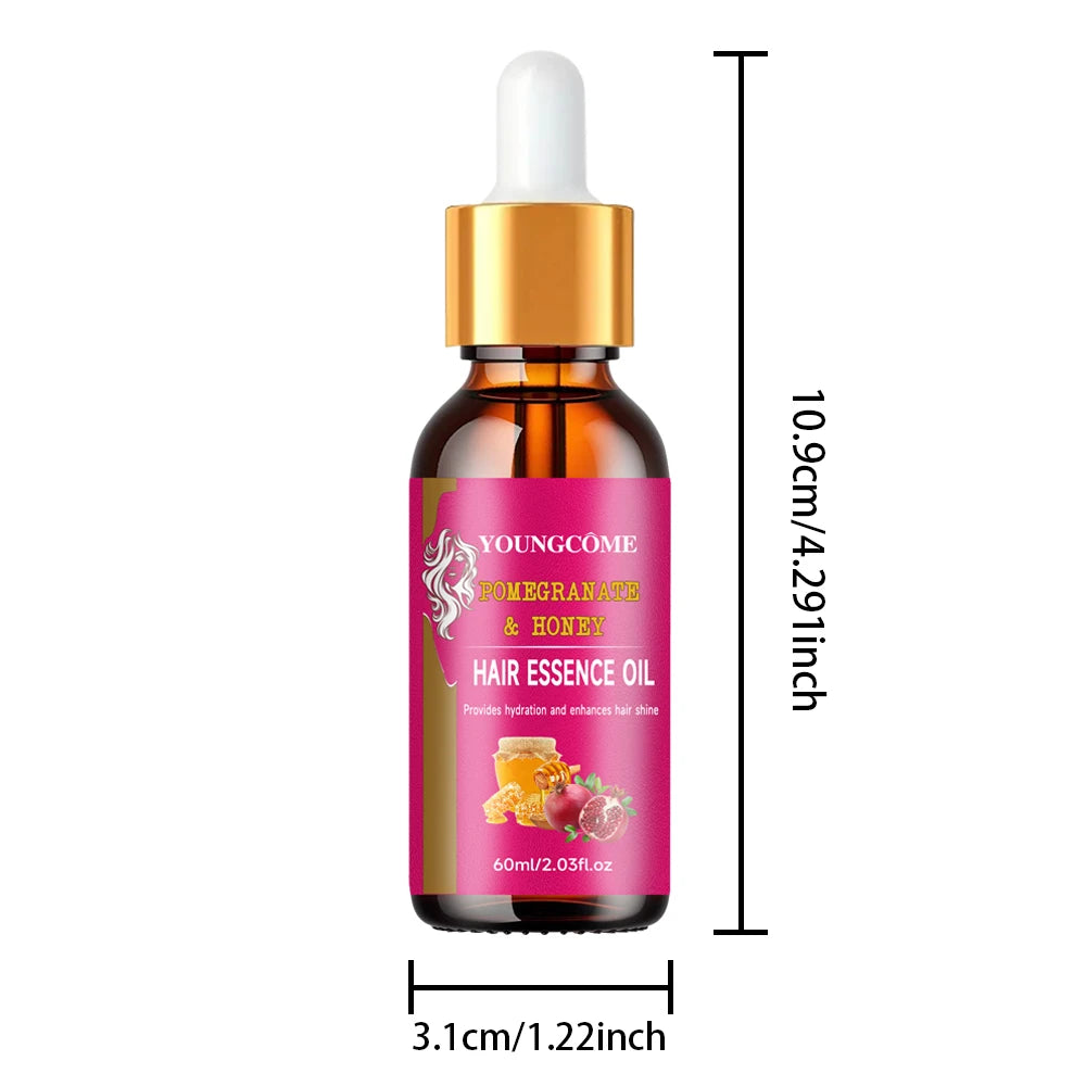Pomegranate & Honey Hair Treatment Oil – Moisturizing & Smoothing