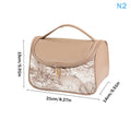 Floral Transparent Makeup Bag 3-Pack | Women's Travel Toiletry Set