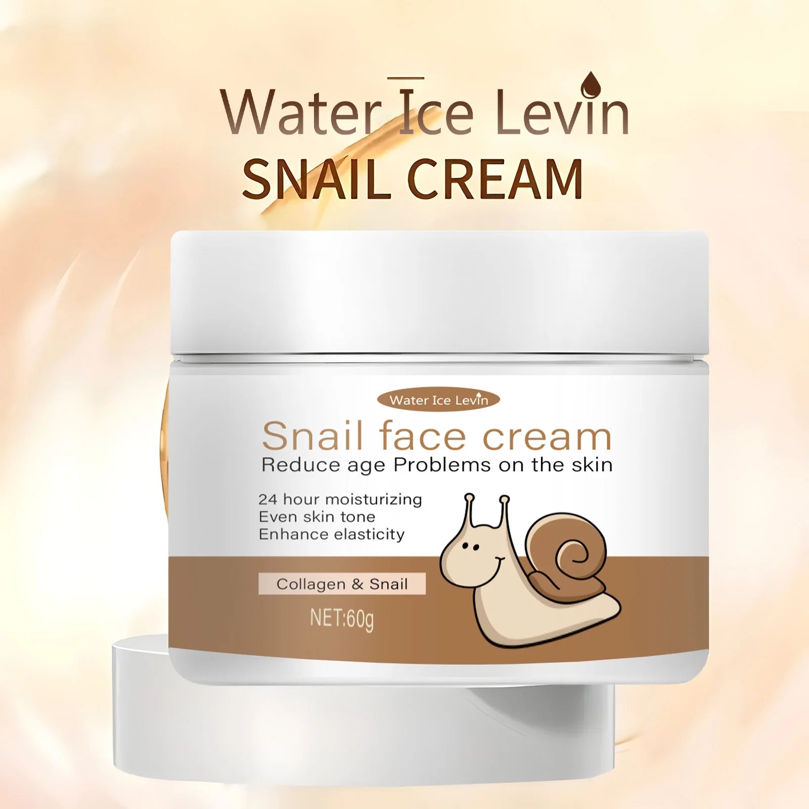Snail Face Cream with Collagen & Retinol – 24H Moisturizer Anti-Aging Face Cream Oasis Select