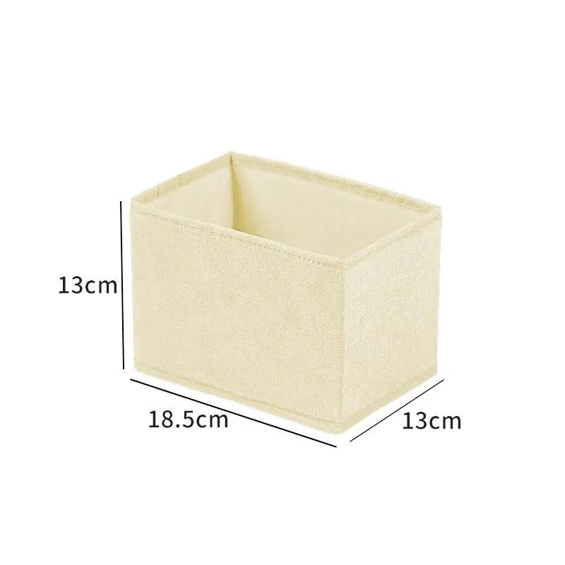 Clothes Organizer Storage Box Underwear Bra Socks Cabinet Drawer Organizer T-Shirt Storage Basket Wardrobe Storage Organizers Oasis Select S Beige
