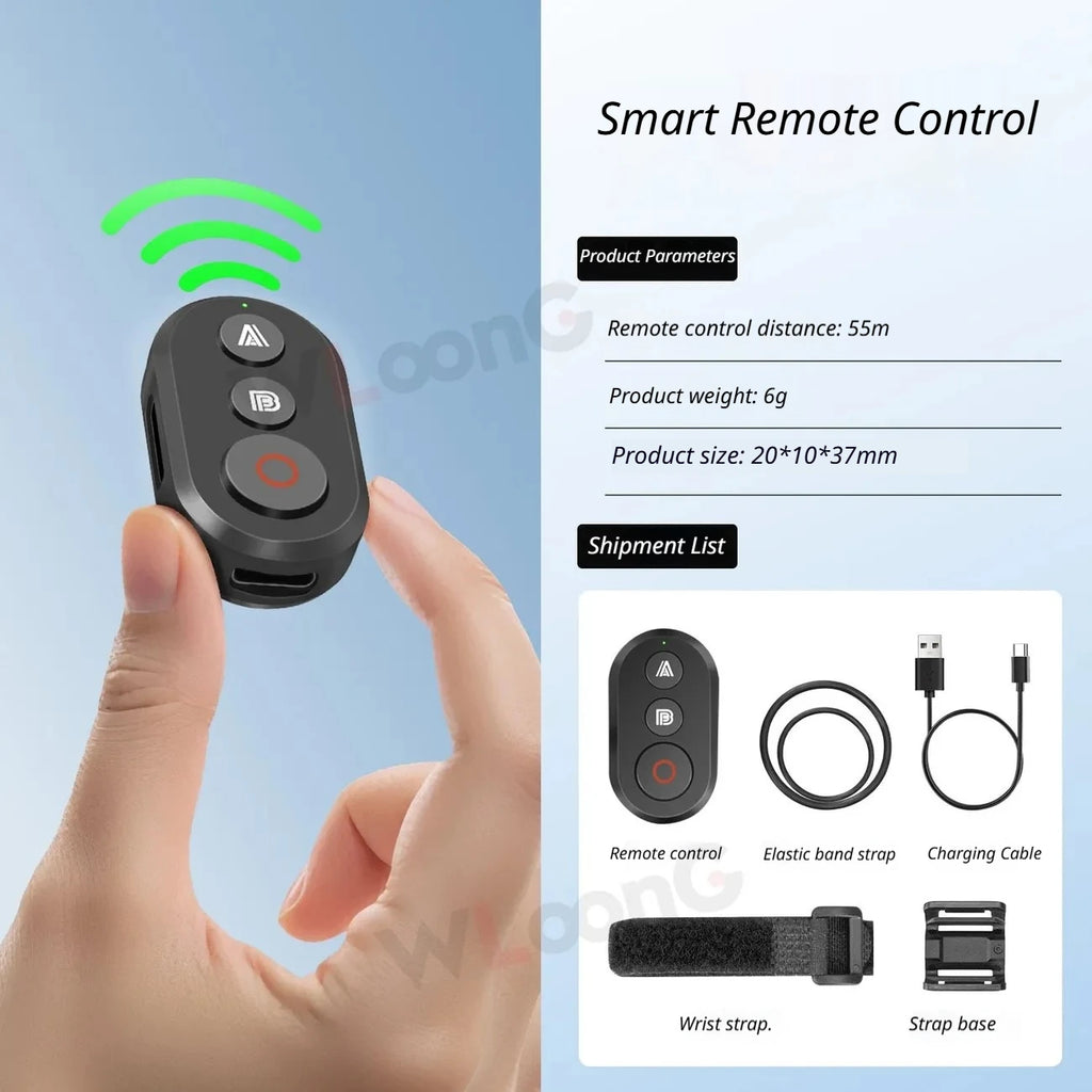 Bluetooth Remote for DJI Osmo, Insta360 & GoPro Cameras