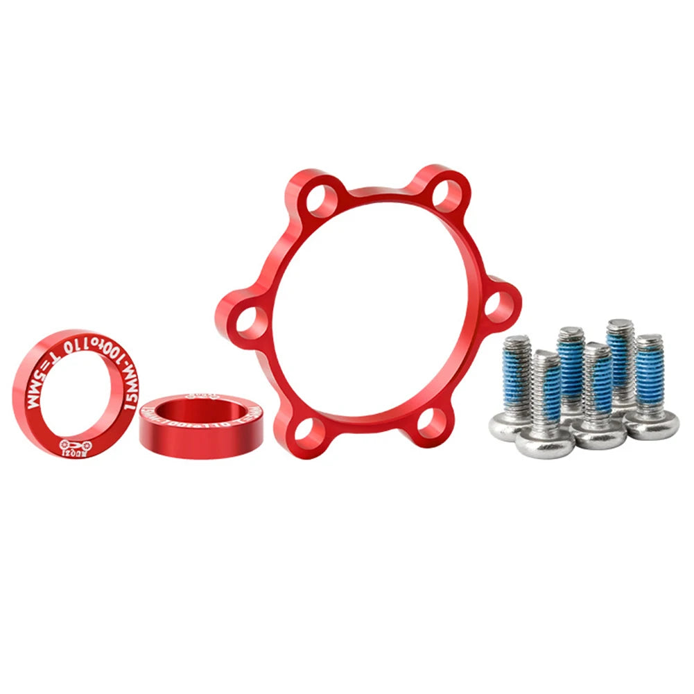 1 Set MUQZI Is Suitable For BOOST Bike Aluminum Alloy Black Flower Drum Conversion Boost Hub Adapter Seat Conversion Kits Oasis Select 5mm 1