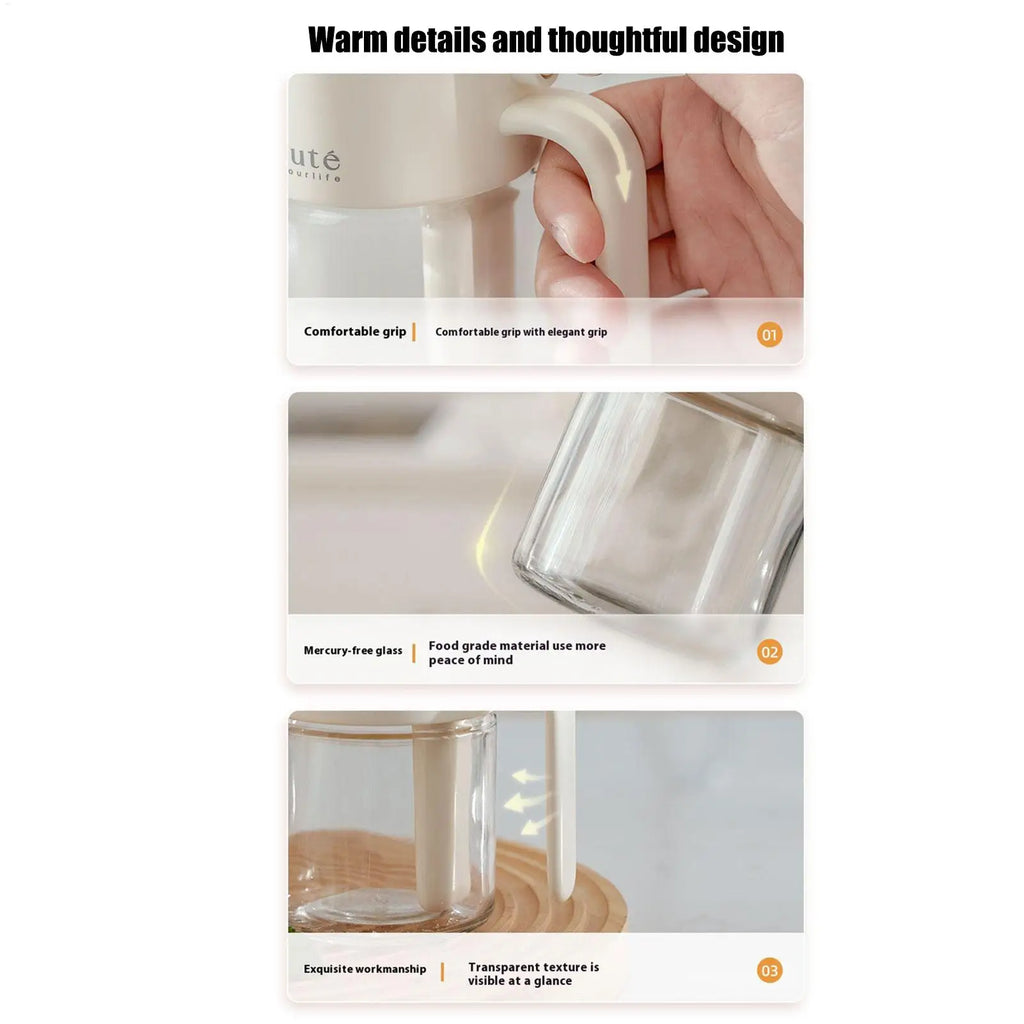 Seasoning Jars Clear Glass Seasoning Containers with Lids Airtight Storage Organizer Empty Bottle Pantry Organization Kitchen Oasis Select