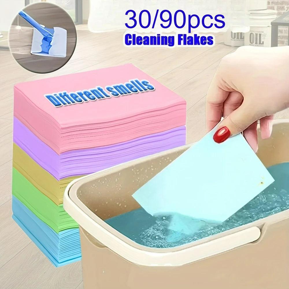 30/90Pcs Toilet Cleaning Tablets, Multi-Purpose Effervescent Cleaner Tool for Toilet Bowl & Mop Floor Floor Cleaning Oasis Select