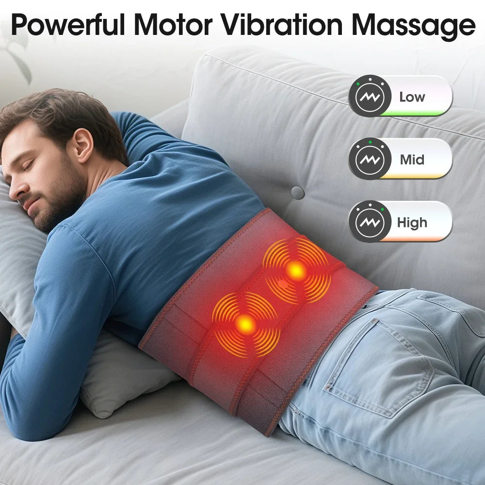 Hailicare Heating Waist Massager Belt 5000mAh | Red Light