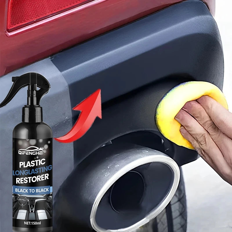 Car Plastic & Tire Restorer – Crystal Coating Dashboard Wax