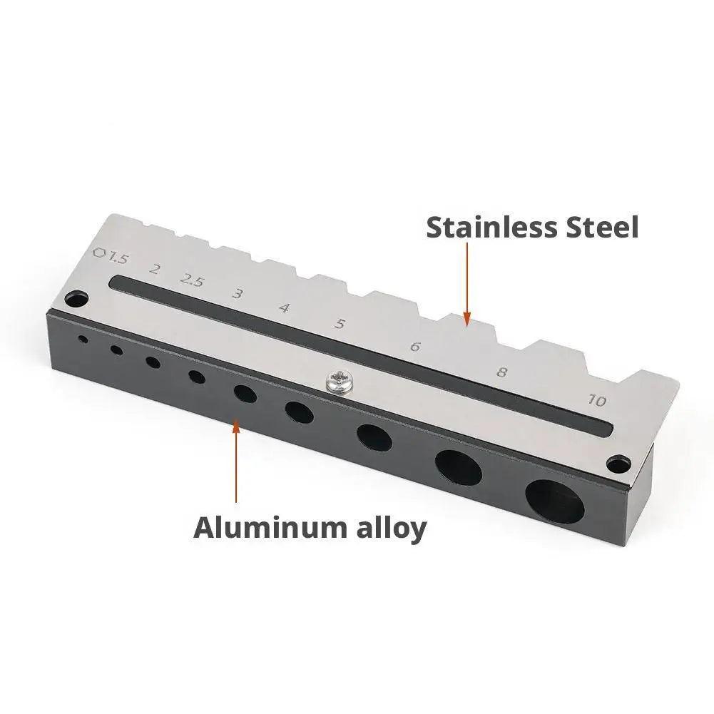9-Slot Wall Mount Hex Key Wrench Rack Organizer – Aluminum